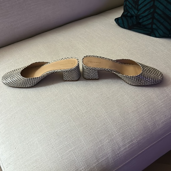 Reformation Leather Blocked Heel Mule - Picture 4 of 5